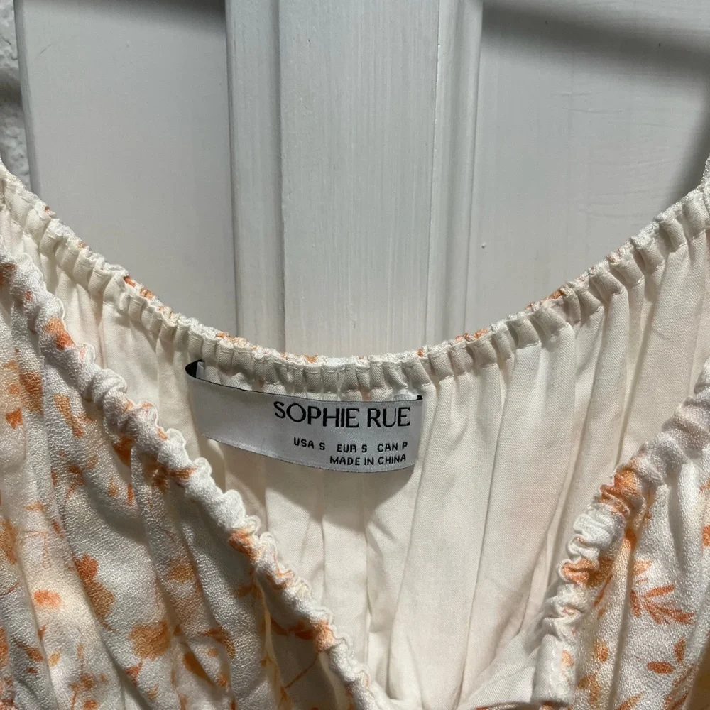 NWOT Sophie Rue floral cami midi dress small - Picture 4 of 5